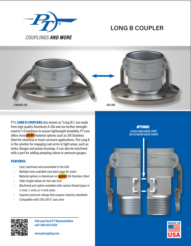 Long B-Coupler