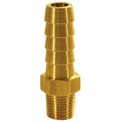 BRASS BARB X MNPT HOSE FITTING