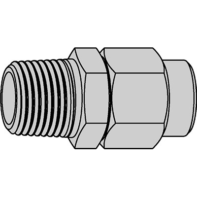 Adapter,95mmx135mmx1/4"MaleNPT