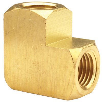 BRASS 1/2" FEMALE NPT 90° ELBOW