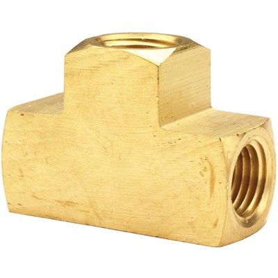 BRASS 1/2" FEMALE NPT TEE