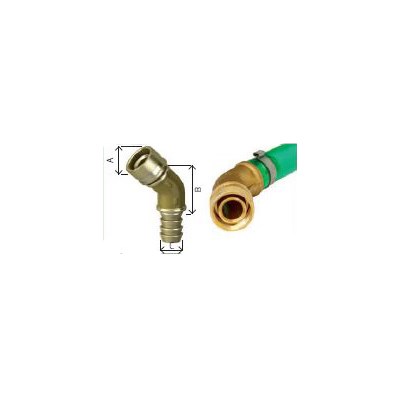 SB 45 Degree Standard Drain Plug + Hose