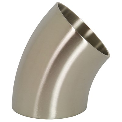 12" SHORT ELBOW 304 POL 45