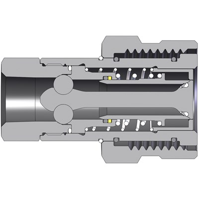 1'' VEP COUPLER, 1-5/16'' ORB