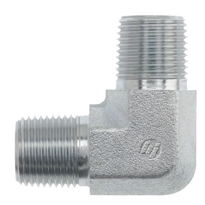 Adapter, Male NPT x Male NPT, 90°