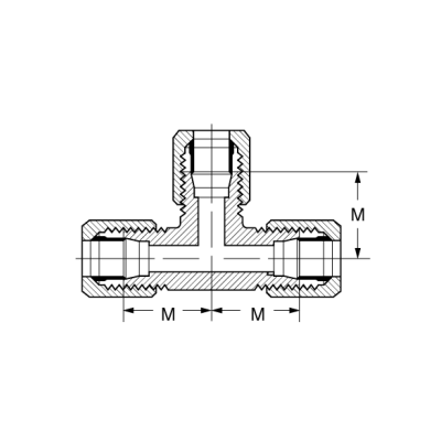 Adapter BT-T-3/8-C