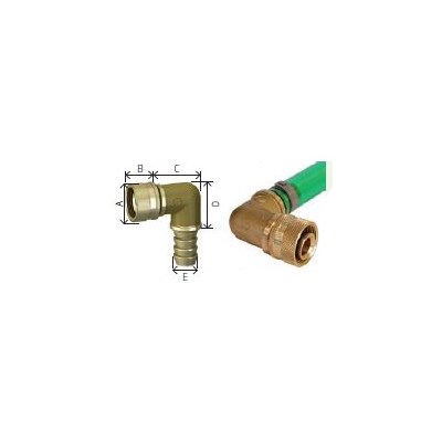 SB 90 Degree Standard Drain Plug + Hose