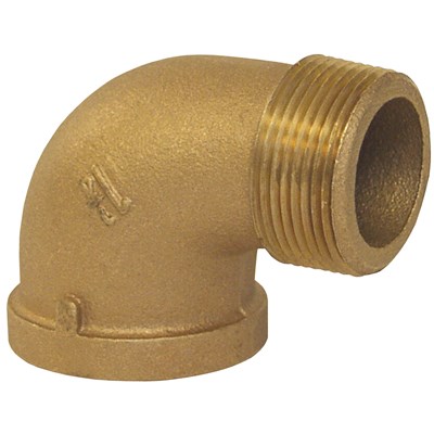 2 BRASS 90 STREET ELBOW