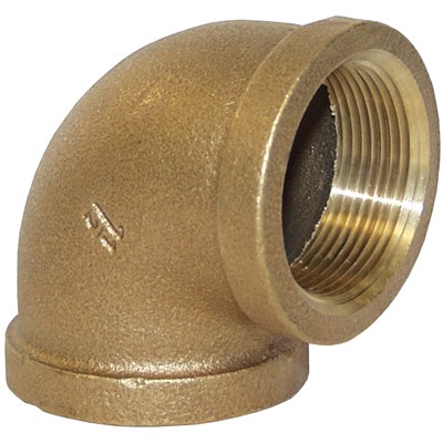 2 90 ELBOW BRASS