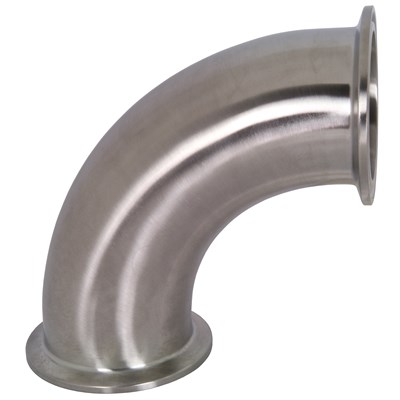 1/2" 90 CLAMP ELBOW 316L