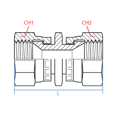 Adapter JIC-SWS-F.1/4xF.G1/4-JIS-30