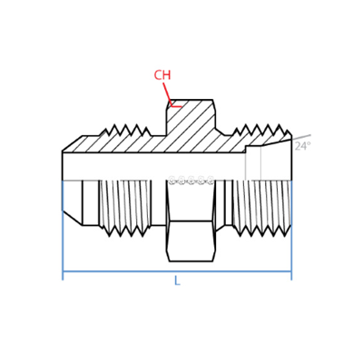 Adapter JIC-SST-SDS-1/2xS16-24-1.5-24DSE