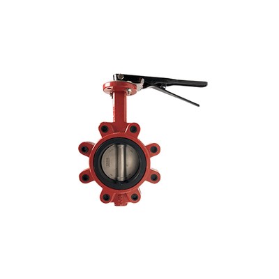 10" Lever Handle, Lug Butterfly Valve