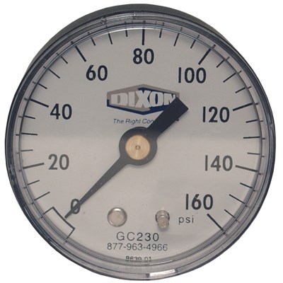 2" FACE ABS 0-300 PSI CBM DRY GAUGE