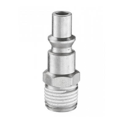 Tapered male thread plug