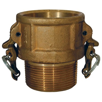 4" BRASS B FEM COUPLER X MALE NPT