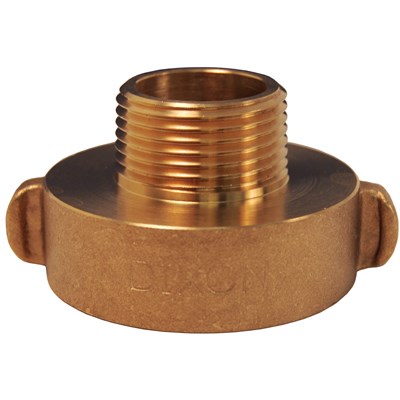 2.5" FNPSH X 1.5" MNST RL BRASS