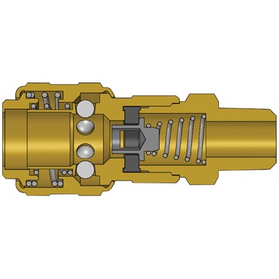 Dixon,Ind.Intrchge,1/4'' Body x 3/8 Mnpt