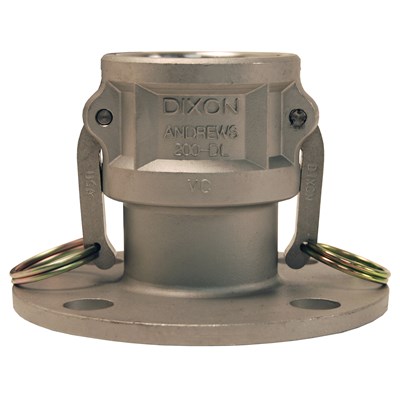 1" CPLR X 150# ASA FLANGE SS