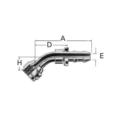 AEROQUIP REUSABLE HOSE FITTING