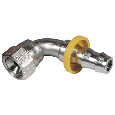 FEMALE JIC SWIVEL LOK-ON 90° ELBOW