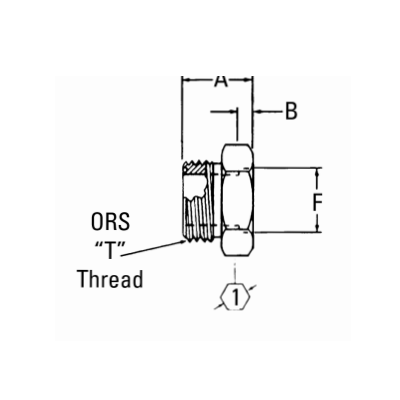 Adapter ORS/Braze-NP-1-1/2x1-1/2