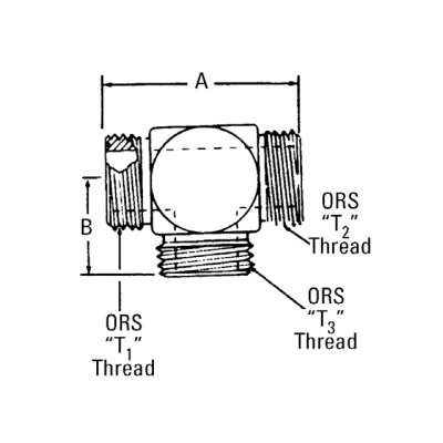 Adapter ORS-T-1/2x1/2