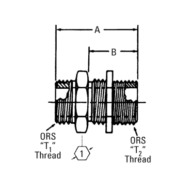 Adapter ORS-BHS-5/8x5/8-LN