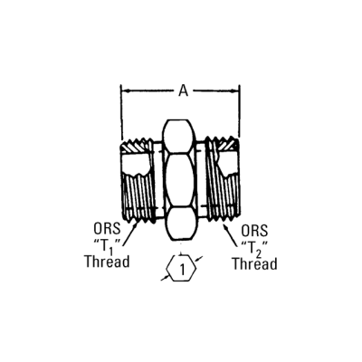 Adapter ORS-S-3/8x3/8