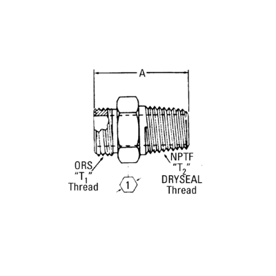 Adapter ORS-SDS-6x1/4-18npt