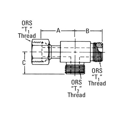 Adapter ORS-SWRT-F.3/8x3/8