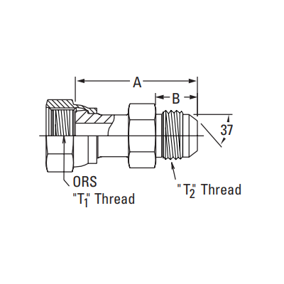 Adapter ORS-SWS-F.1/2x1/2-JIC