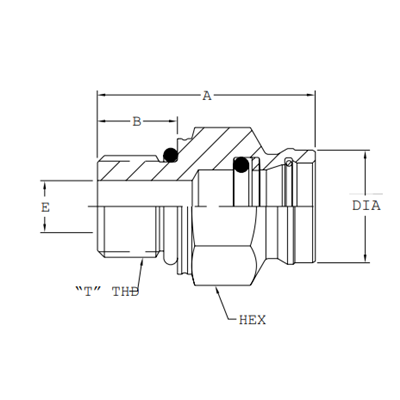 Adapter STC-SDS-F.5/8xM22x1.5-F