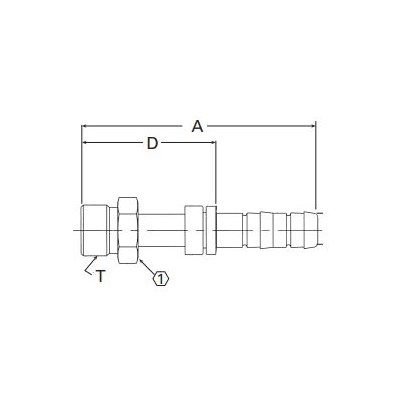 AEROQUIP E-Z CLIP FITTING