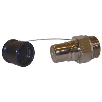 FUEL RECEIVER - STEEL WITH CAP