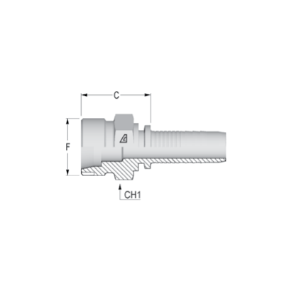 METRIC MALE DIN 24