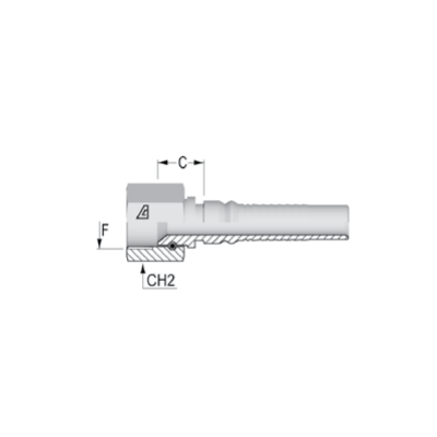 JIC INTERLOCK 74 DEG SEAT 1"