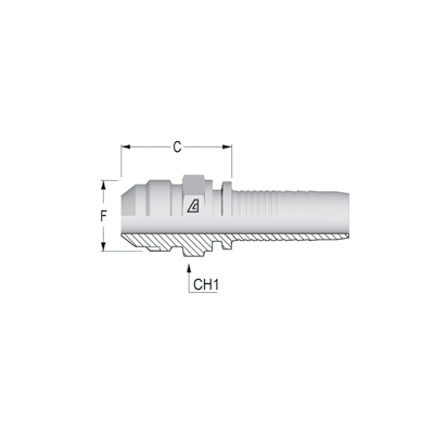 JIC SOLID MALE 37DEG 3/4"