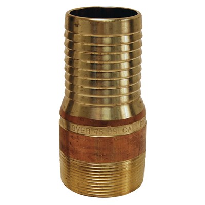 4 BRASS KING NIPPLE