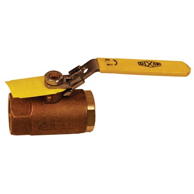 3/4" BRASS LOCKING BALL VALVE