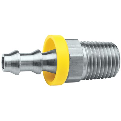 AMERICAN S/S MNPT LOK-ON HOSE FITTING