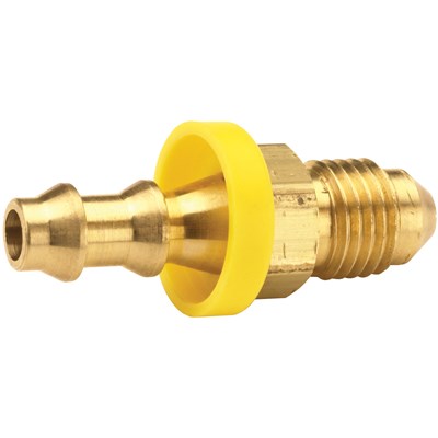 1/2" BARB X -8 MALE JIC LOK-ON FITTING