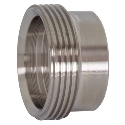 2" THREADED RECESSLESS FERRULE 304