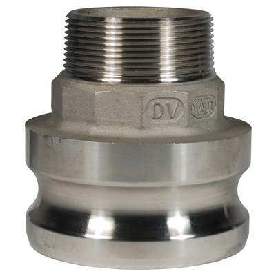 3" X 2" ADAPT X MALE NPT SS