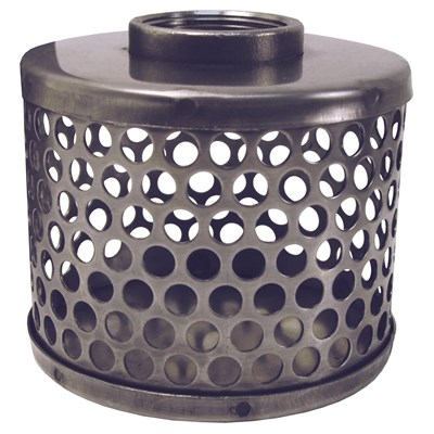 3"STAINLESS STL RD HOLE STRAINER