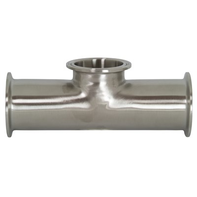 2"CLAMP SHORT OUTLET TEE-304