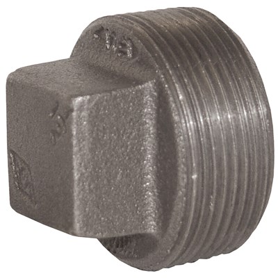 1/4" MI SQUARE HEAD PLUG