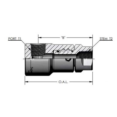 SUPER SWIVEL INLINE HP FNPT X FNPT