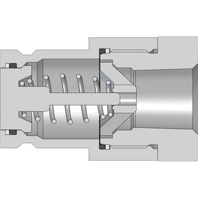 1/2" SNAPTITE FF NIP, 1/2" BSPT 100585-4