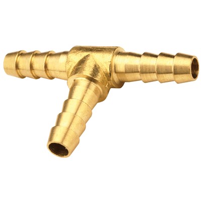 BRASS HOSE SPLICER TEE - 5/8"